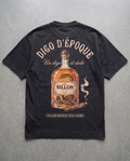 Tee lourd « Digo d'époque » — noir délavé