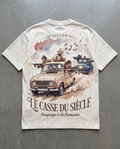 Tee lourd « Le Casse du Siècle » — écru