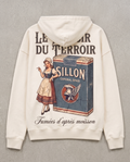 Hoodie lourd « Le Plaisir du Terroir » — écru