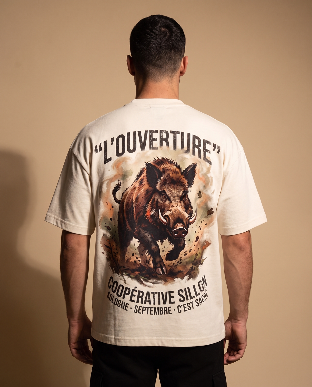 Tee lourd « L'Ouverture » — écru