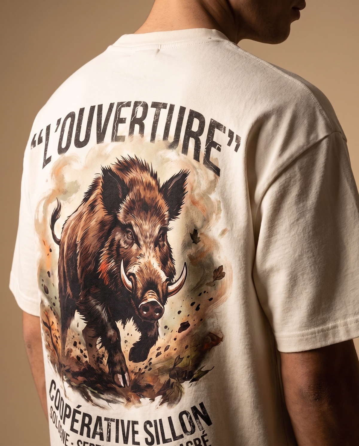 Tee lourd « L'Ouverture » — écru