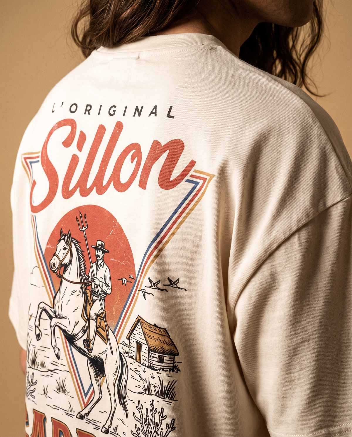 Tee lourd « L'Original Gardian » — écru