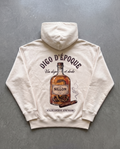Hoodie lourd « Digo d'époque » — écru, dos