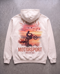 Hoodie lourd « Motorsport » — écru