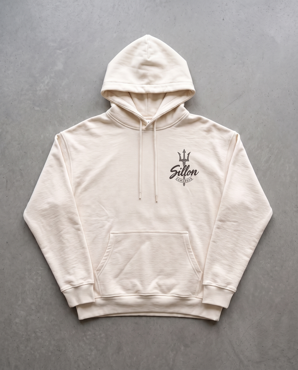 Hoodie lourd « L'Original Gardian » — écru