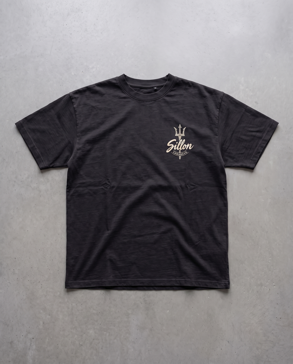 Tee lourd « L'Original Gardian » — noir délavé